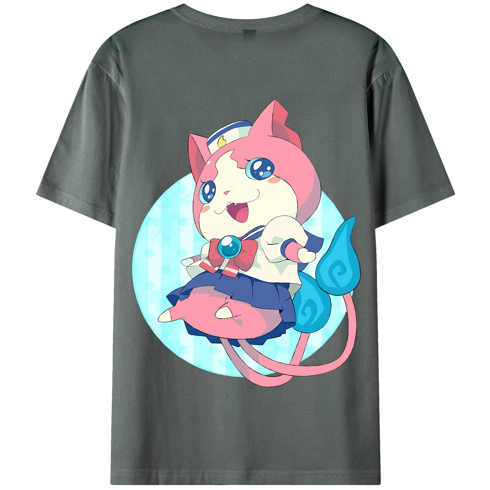 （画像用） 妖怪ウォッチ Yo-kai Watch 綿100％半袖Tシャツ（背面プリント）